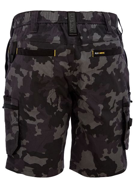 Bisley BSHC1337 Flex & move™ Stretch Canvas Camo Cargo Short – Limited Edition