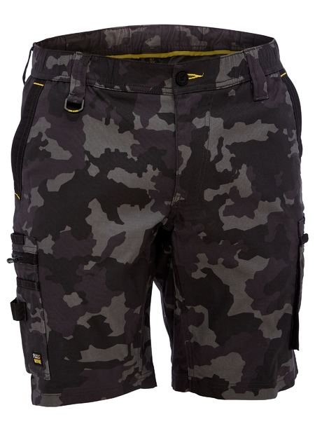 Bisley BSHC1337 Flex & move™ Stretch Canvas Camo Cargo Short – Limited Edition