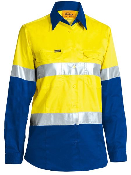 Bisley BL6696T Women's 3m Taped Hi-vis Cool Lightweight Shirt
