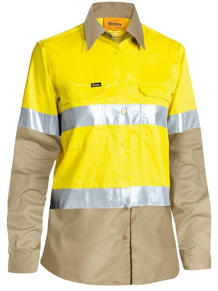 Bisley BL6696T Women's 3m Taped Hi-vis Cool Lightweight Shirt
