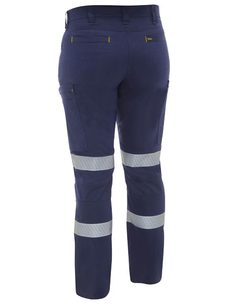 Bisley BPCL6152T Women's X Aiflow™ Taped Stretch Ripstop Lightweight Cargo Pant-Navy