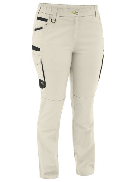 Bisley BPCL6338 Women's Flx & Move™ Stretch Canvas Elastic Waist Cargo Pants