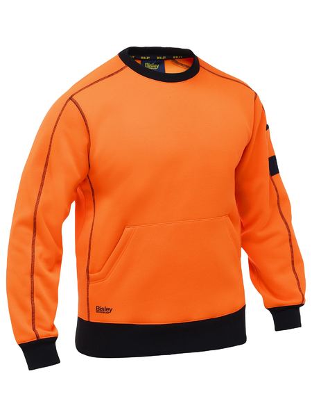 Bisley BK6722 Work Fleece Crew Neck Jumper