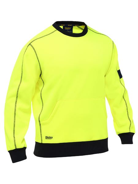Bisley BK6722 Work Fleece Crew Neck Jumper