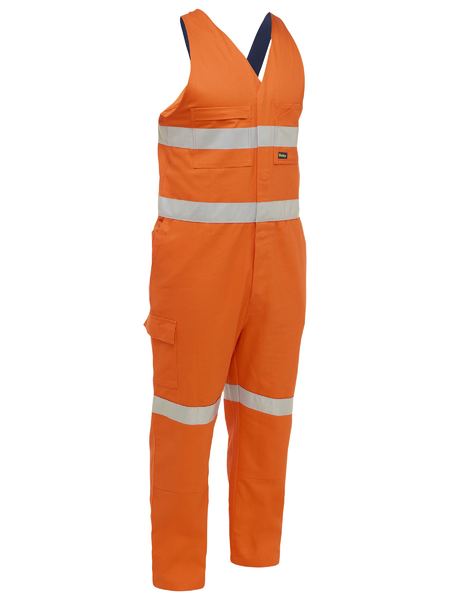 Bisley BAB0355T Taped Hi Vis Action Back Overall-Orange