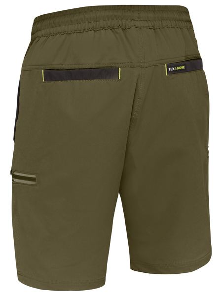 Bisley BSHC1333 Flex & move™ 4-way Stretch Elastic Waist Cargo Shorts