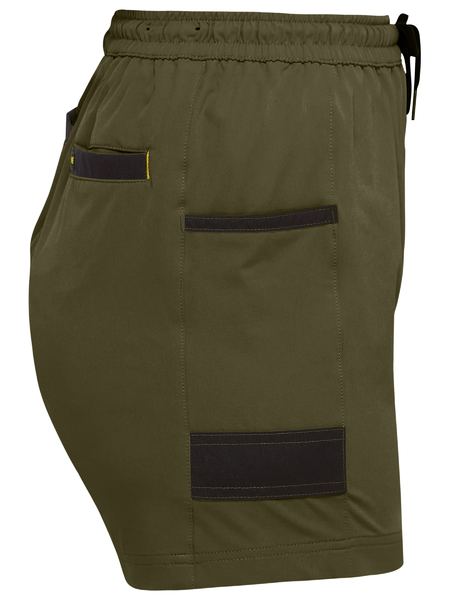 Bisley BSHL1331 Women's Flex And Move 4-way Stretch Elastic Waist Short