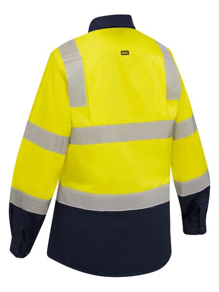 Bisley BL6396T Women's Taped Biomotion Hi Vis Cool Lightweight Vented Shirt