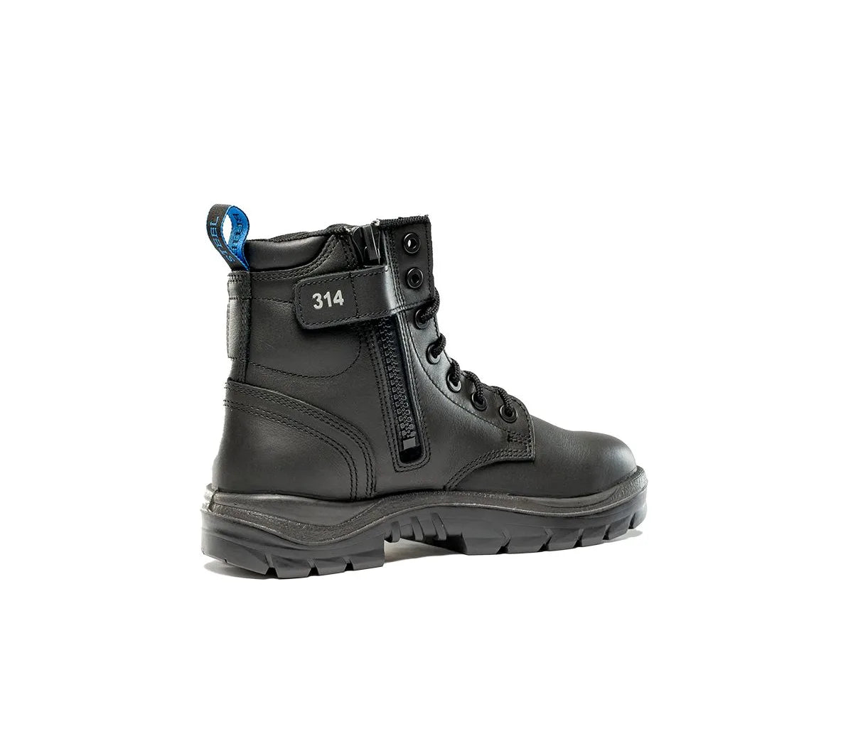 Steel Blue 822314 Argyle® Zip EH Safety Boots-Black