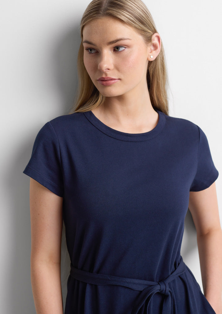Biz Collection BBS2605L Grace Women's T-Shirt Midi Dress