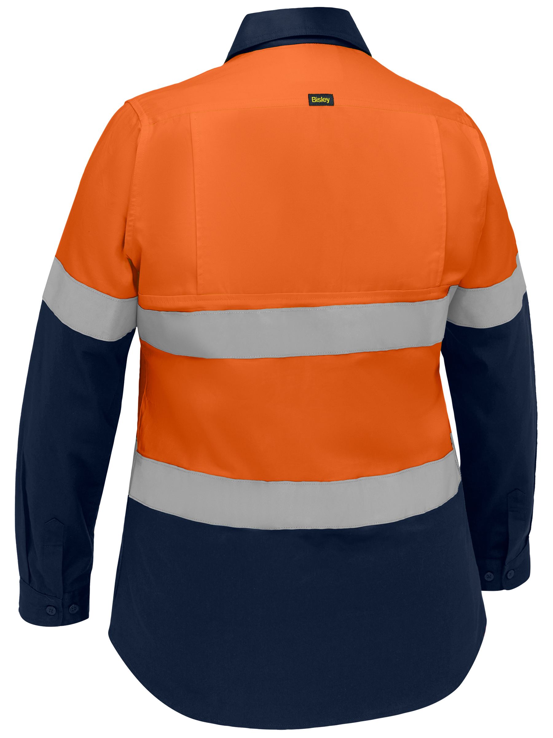 Bisley BL6390T Industrial Women's Taped Hi Vis Cool Lightweight Vented Shirt