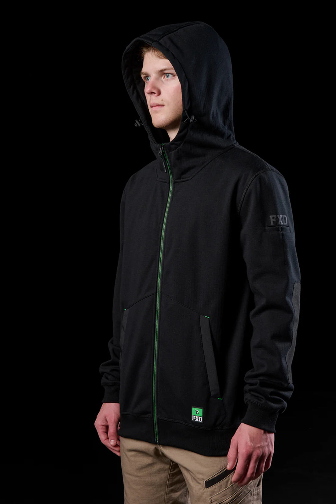 FXD WF-3 Bonded 3-layer Membrane Fleece Zip Hoodie