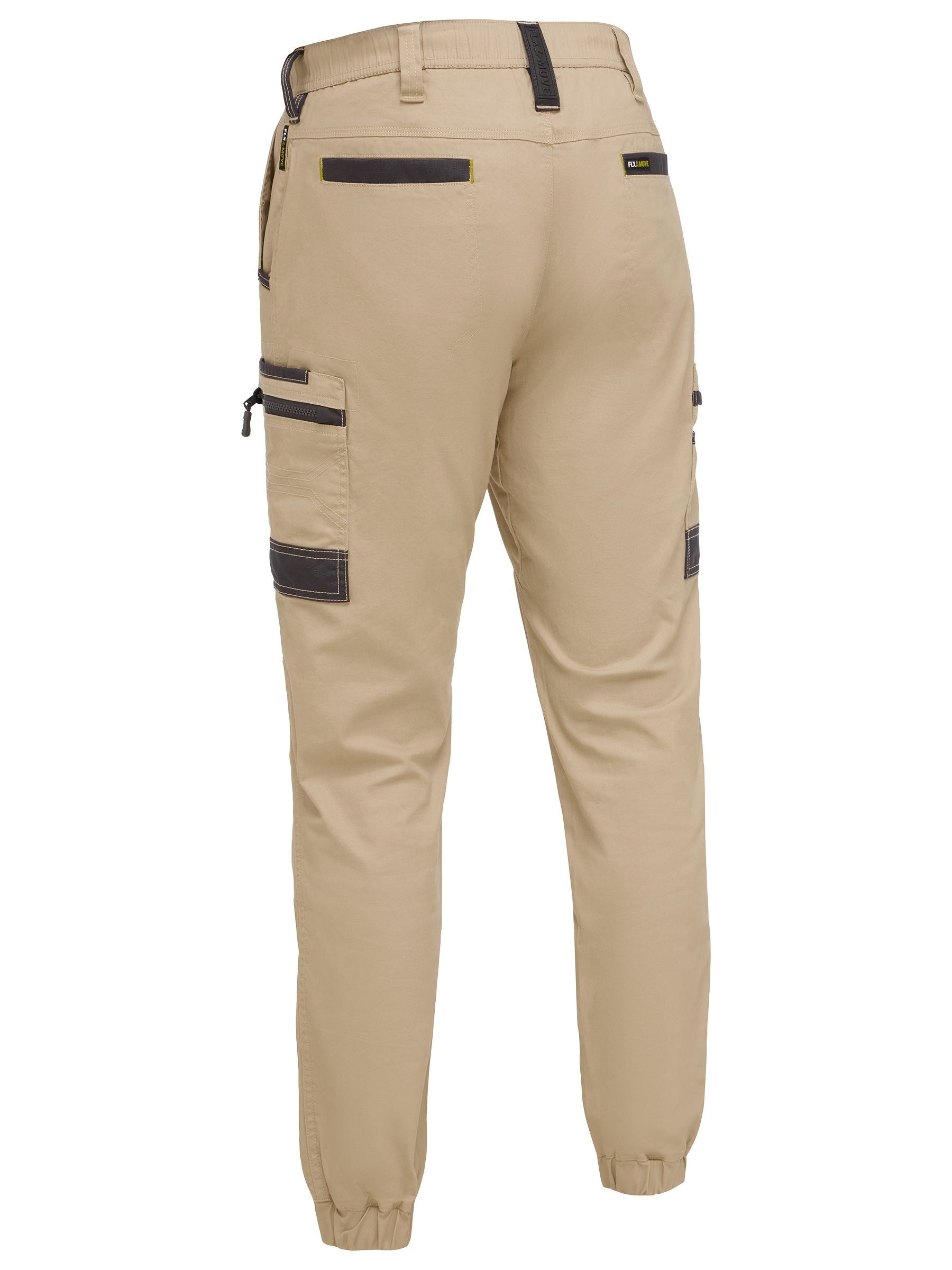 Bisley BPC6237 Flx & Move™ Elastic Waist Cargo Cuffed Pants