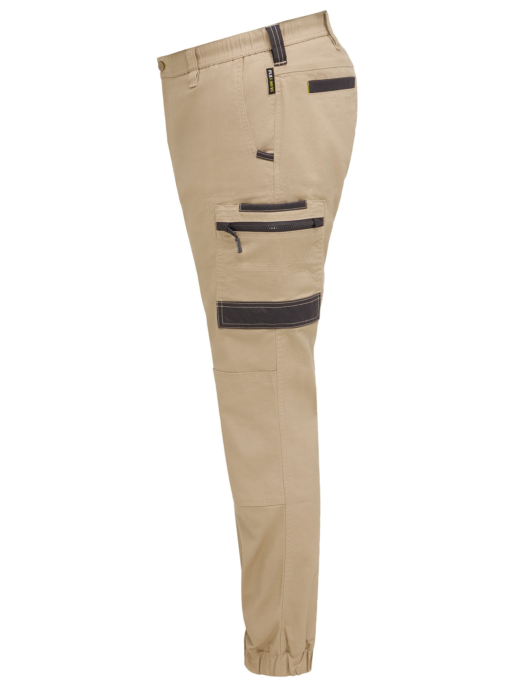 Bisley BPC6237 Flx & Move™ Elastic Waist Cargo Cuffed Pants