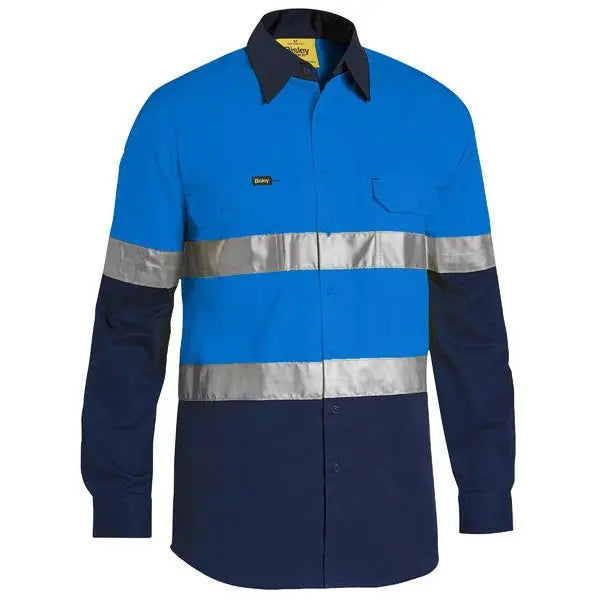 Bisley BS6696T Taped Hi Vis Cool Lightweight L/S Shirt