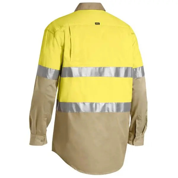 Bisley BS6696T Taped Hi Vis Cool Lightweight L/S Shirt