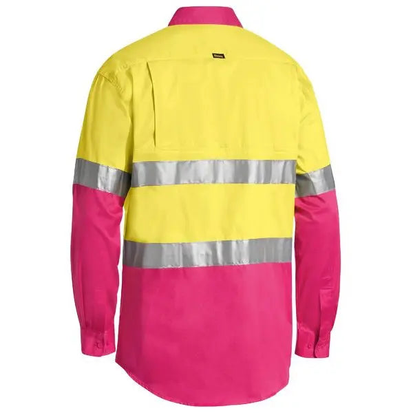 Bisley BS6696T Taped Hi Vis Cool Lightweight L/S Shirt