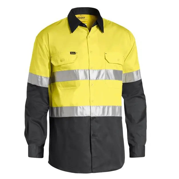 Bisley BS6696T Taped Hi Vis Cool Lightweight L/S Shirt