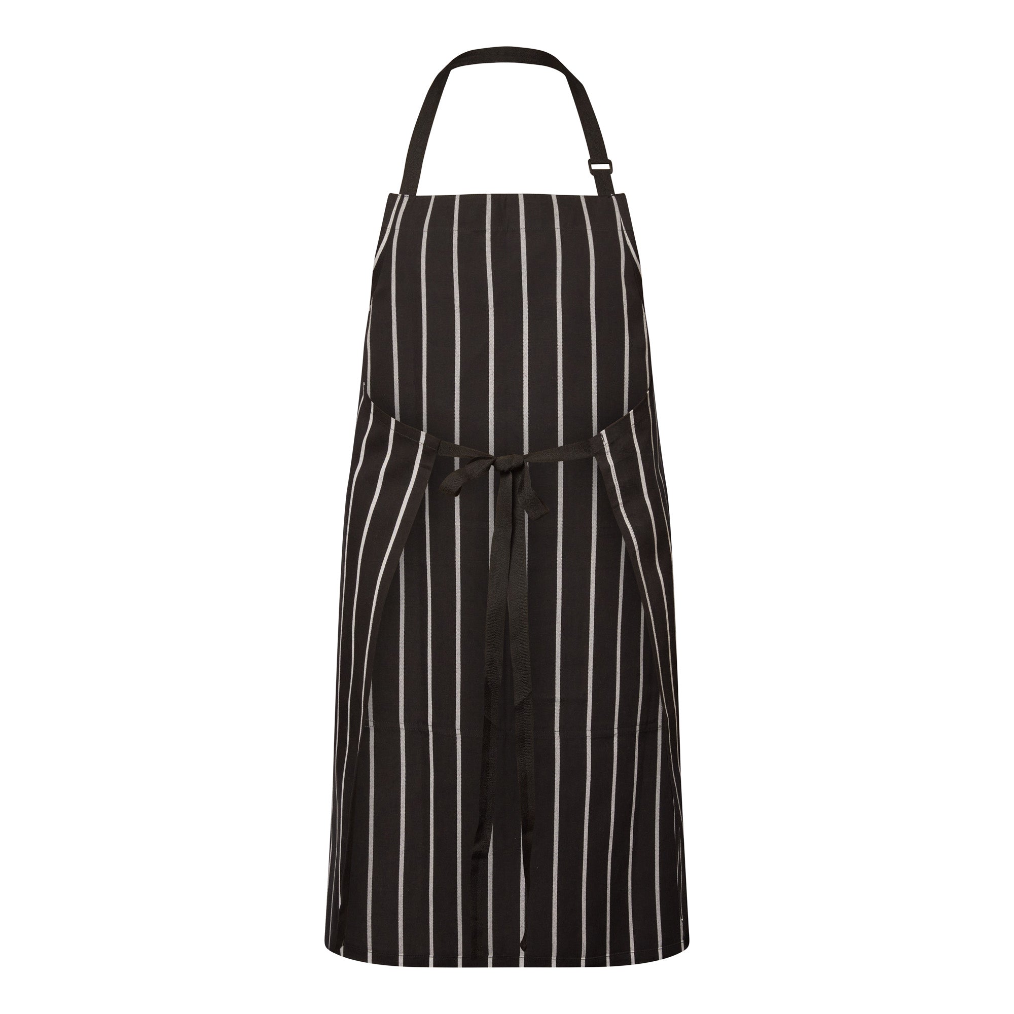 Chefs craft CA030 Full Bib Café Stripe Apron With Pocket