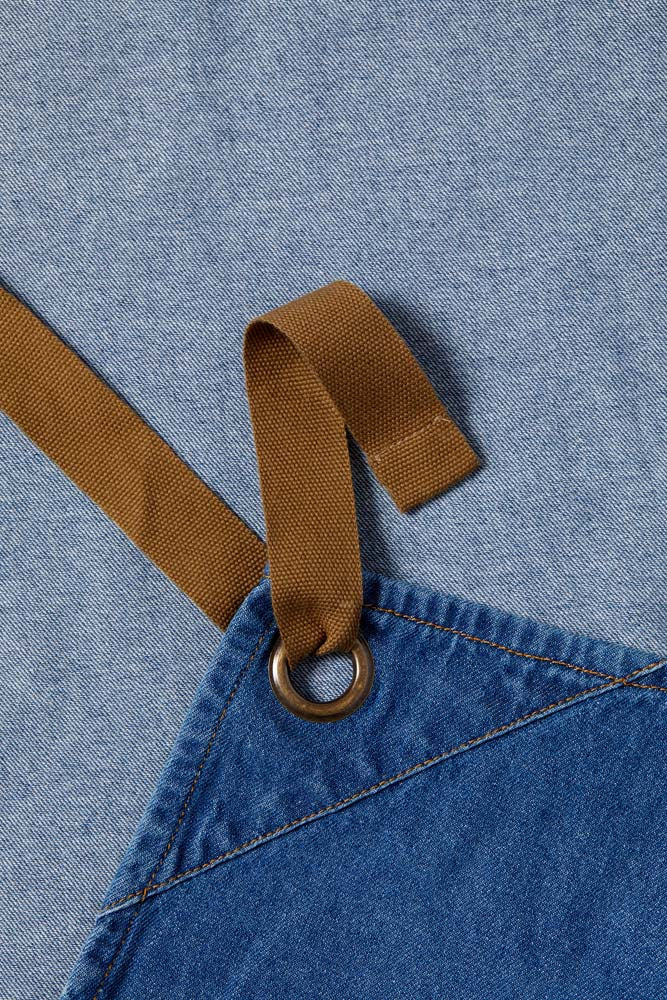Chefs craft CA033 Denim Bib Apron With Pocket
