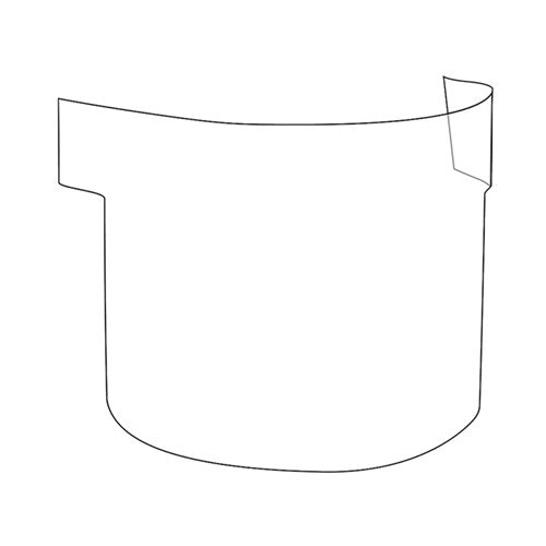 JSP CAU180-000-000 Replacement Peel-off Polycarbonate Visor Cover for Power Cap Infinity