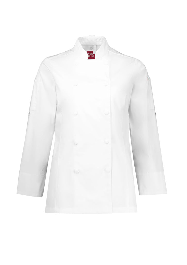Biz Collection CH430LL Women's Gusto Long Sleeve Chef Jacket
