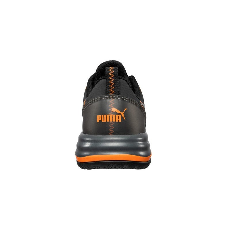 Puma 644557 Charge Vegan Safety Shoes-Black/Orange