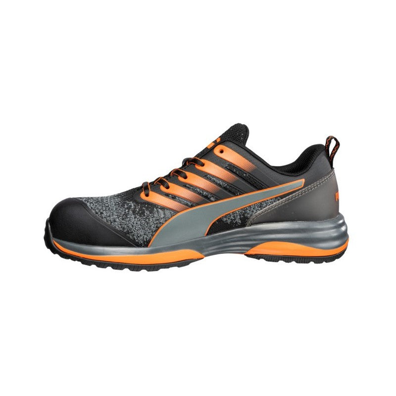 Puma 644557 Charge Vegan Safety Shoes-Black/Orange