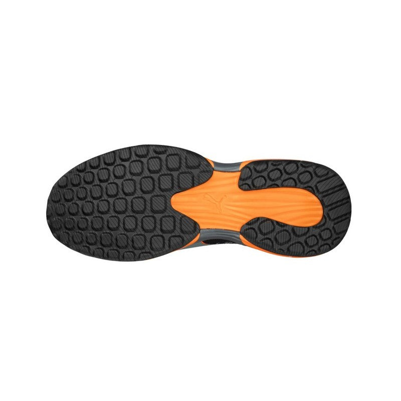 Puma 644557 Charge Vegan Safety Shoes-Black/Orange