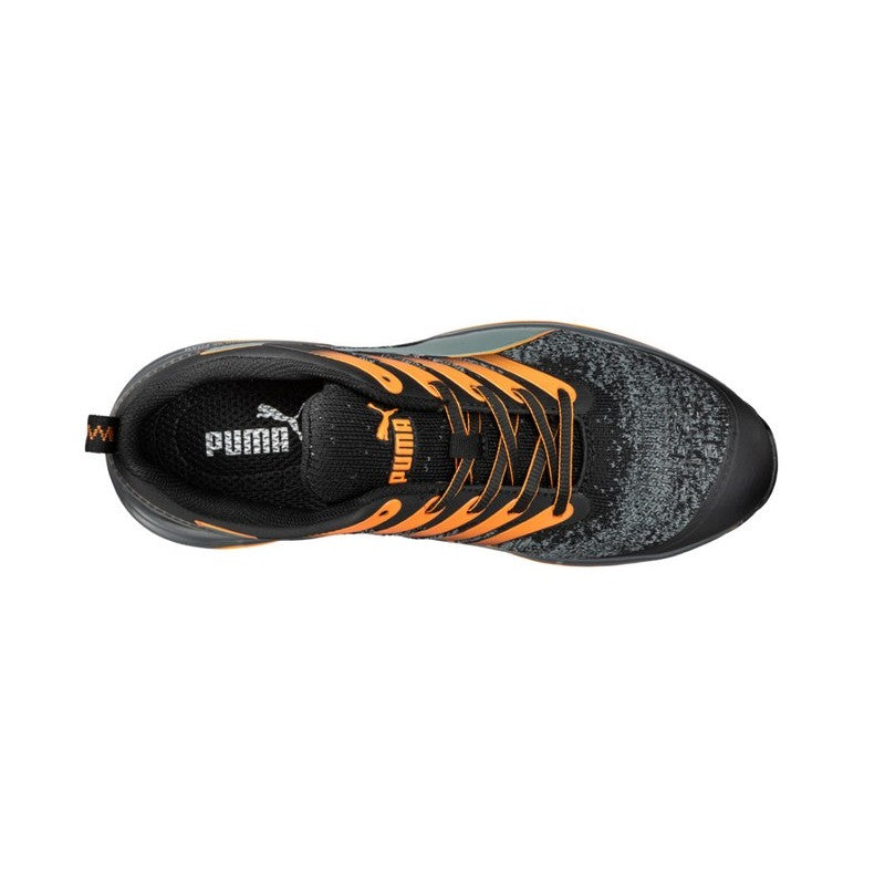 Puma 644557 Charge Vegan Safety Shoes-Black/Orange