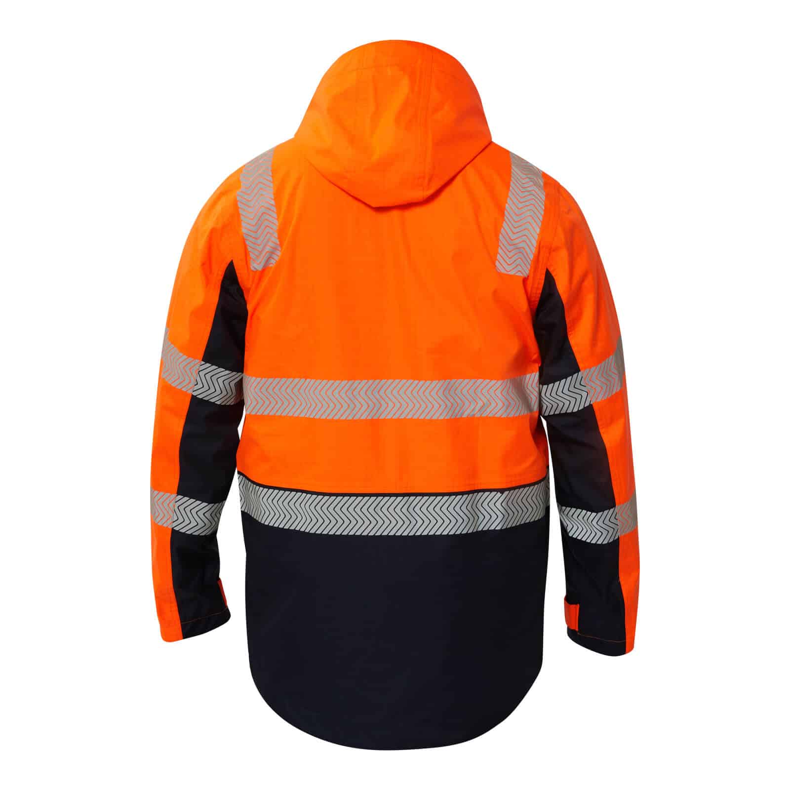 Flamebuster FJV033 FR Hi vis Wet Weather Segmented Reflective Jacket