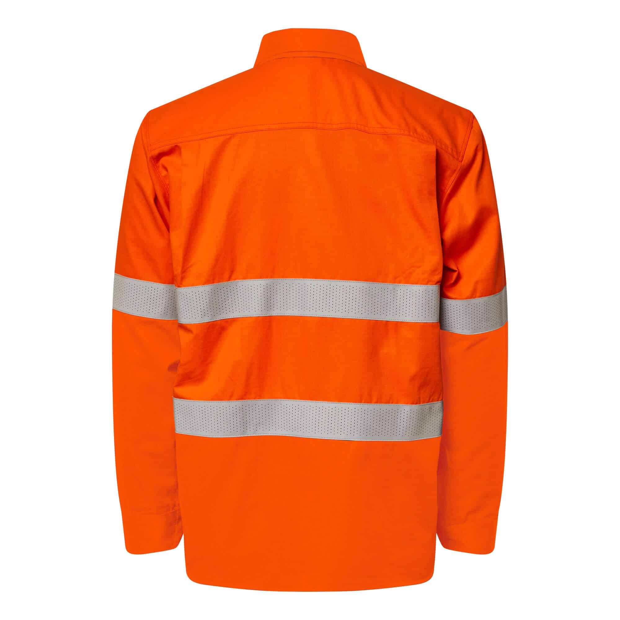 Flame Buster FSV035 HRC2 HI VIS Reflective Shirt With Gusset Sleeves-Orange