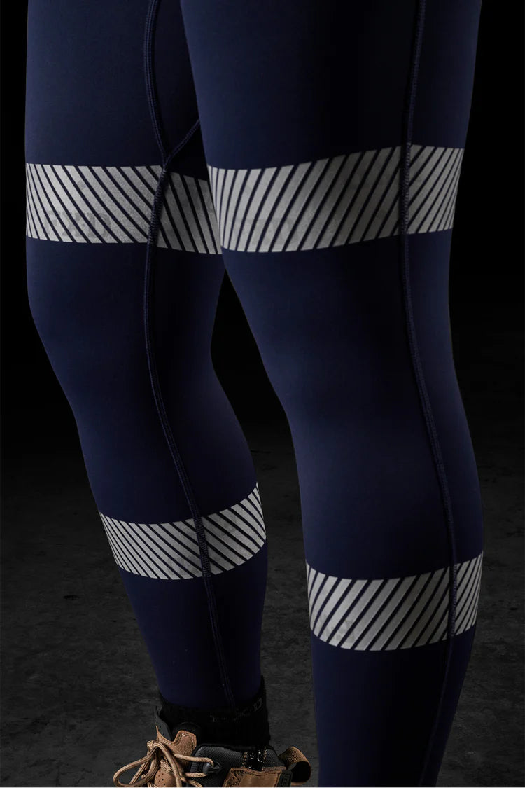 FXD WP-9WT Women's Reflective Stretch Leggings - Navy