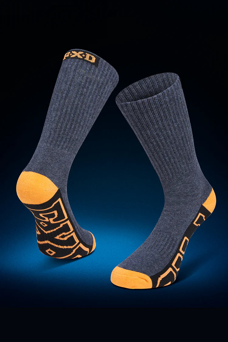 FXD SK-1 5 Pack - Jersey Knit Work Socks - Multi Colored