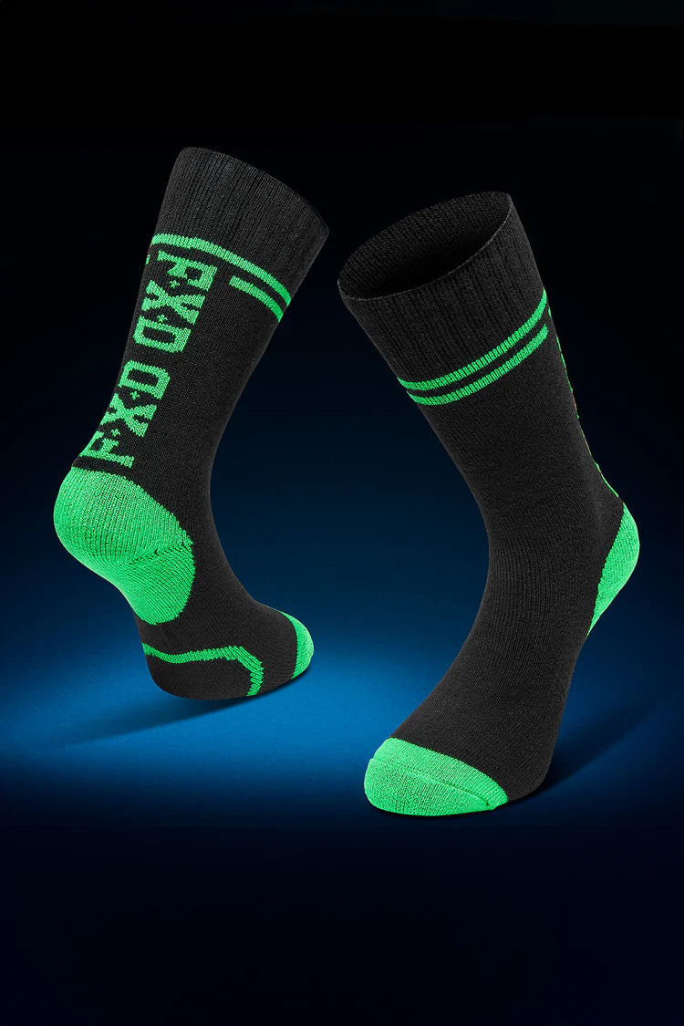 FXD SK-9W Women's 2 Pack Bamboo Work Socks - Asst