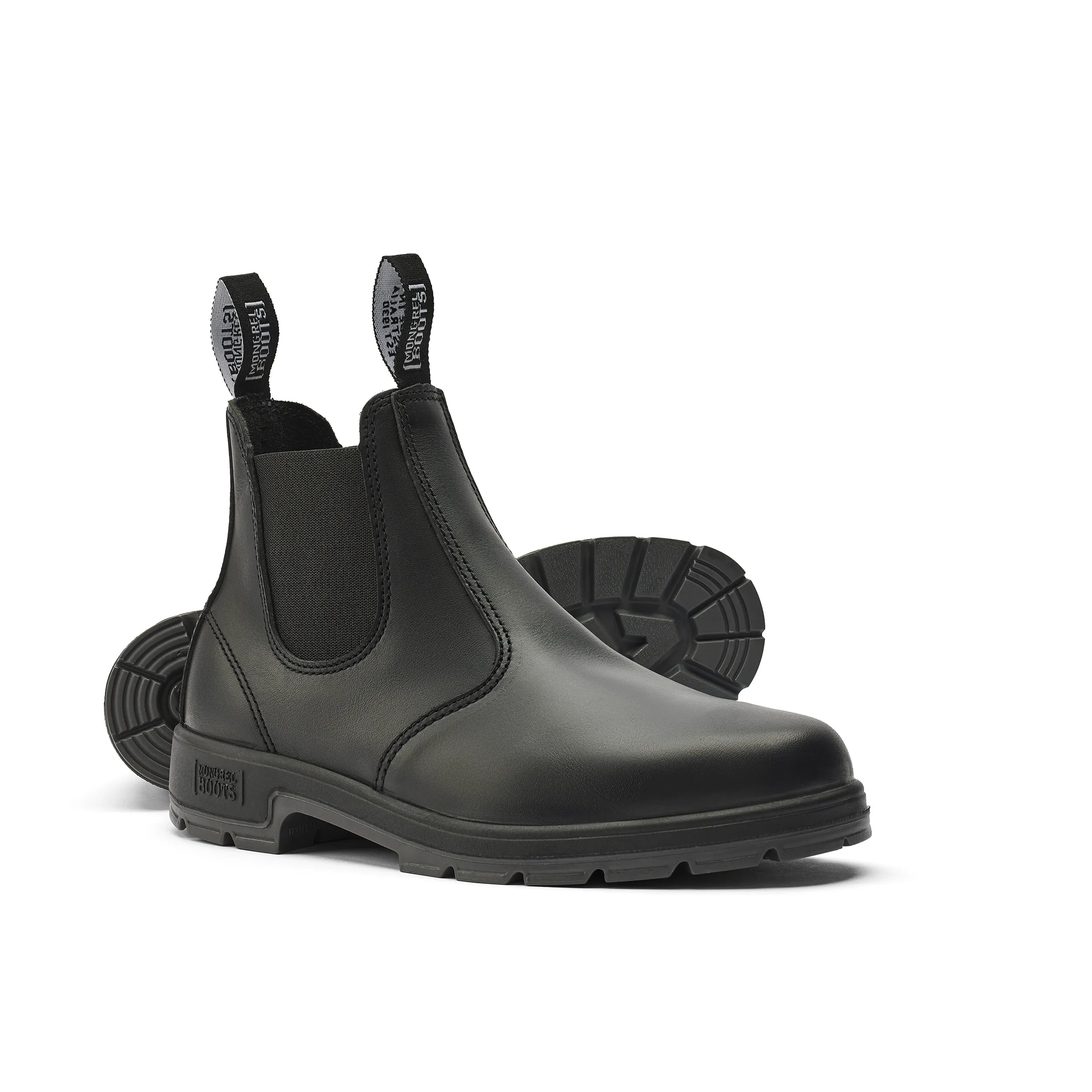 Mongrel K91020 K9 Slip On Non Safety Boots-Black