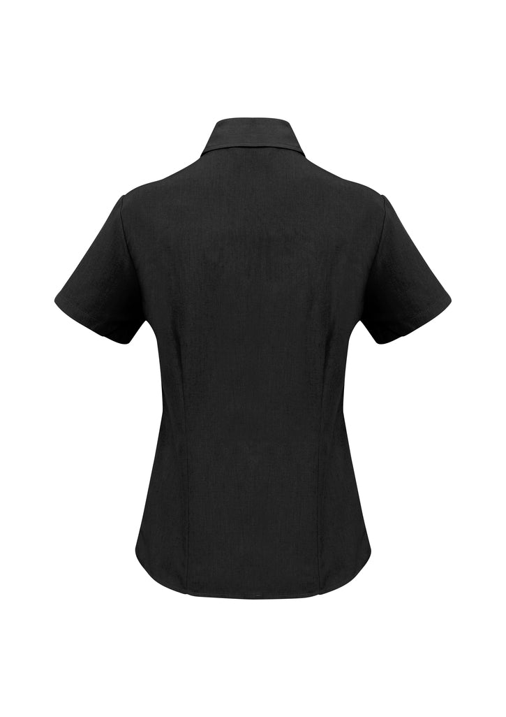 Biz care LB3601 Oasis Ladies Plain Short Sleeve Shirt
