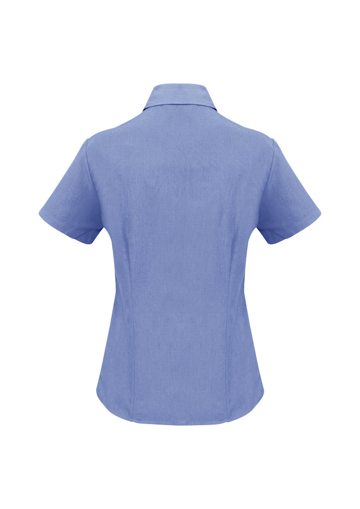 Biz care LB3601 Oasis Ladies Plain Short Sleeve Shirt