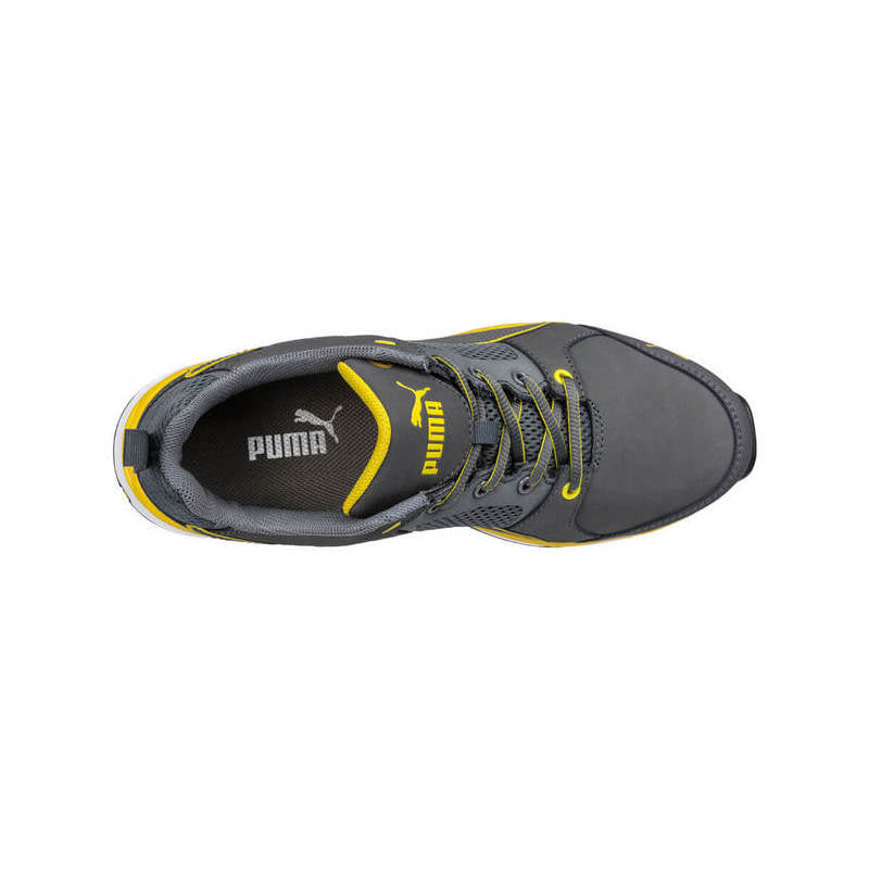 Puma 643807 Pace 2.0 Grey/Yellow Composite Safety Jogger
