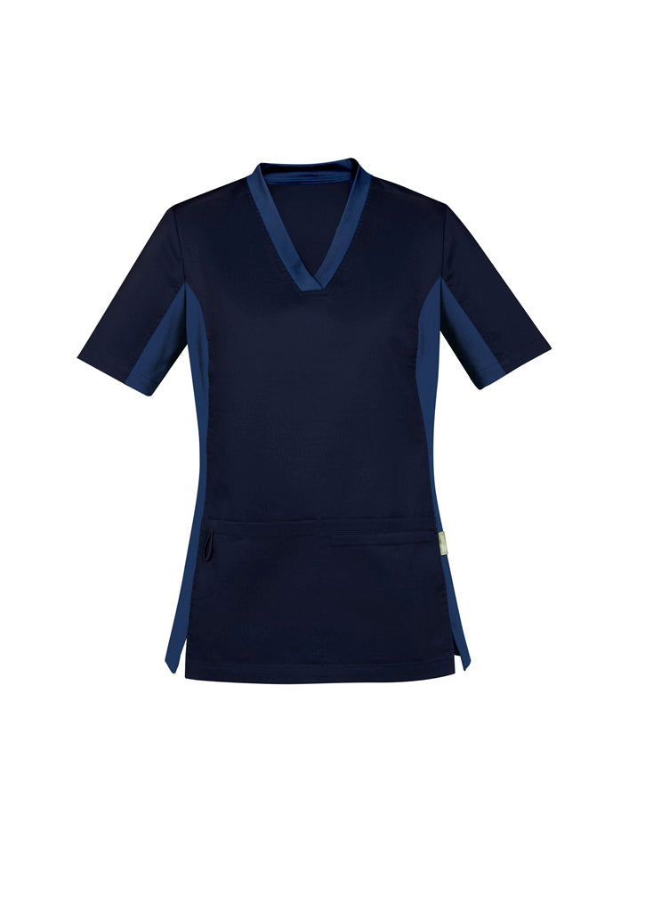 Biz care CST043LS Riley Women's V-Neck Scrub Top