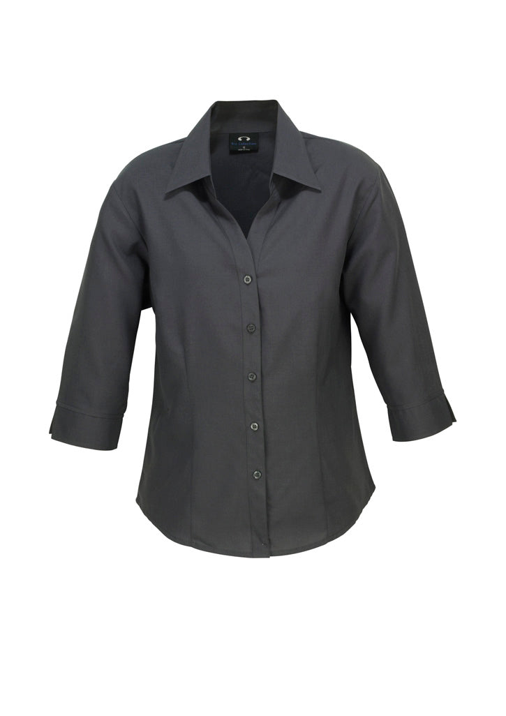 Biz care LB3600 Oasis Ladies Plain 3/4 Sleeve Shirt