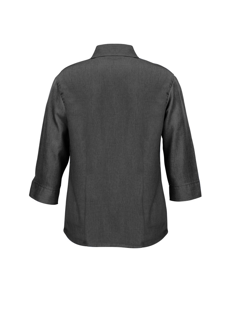 Biz care LB3600 Oasis Ladies Plain 3/4 Sleeve Shirt