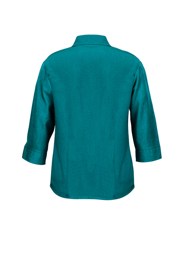 Biz care LB3600 Oasis Ladies Plain 3/4 Sleeve Shirt