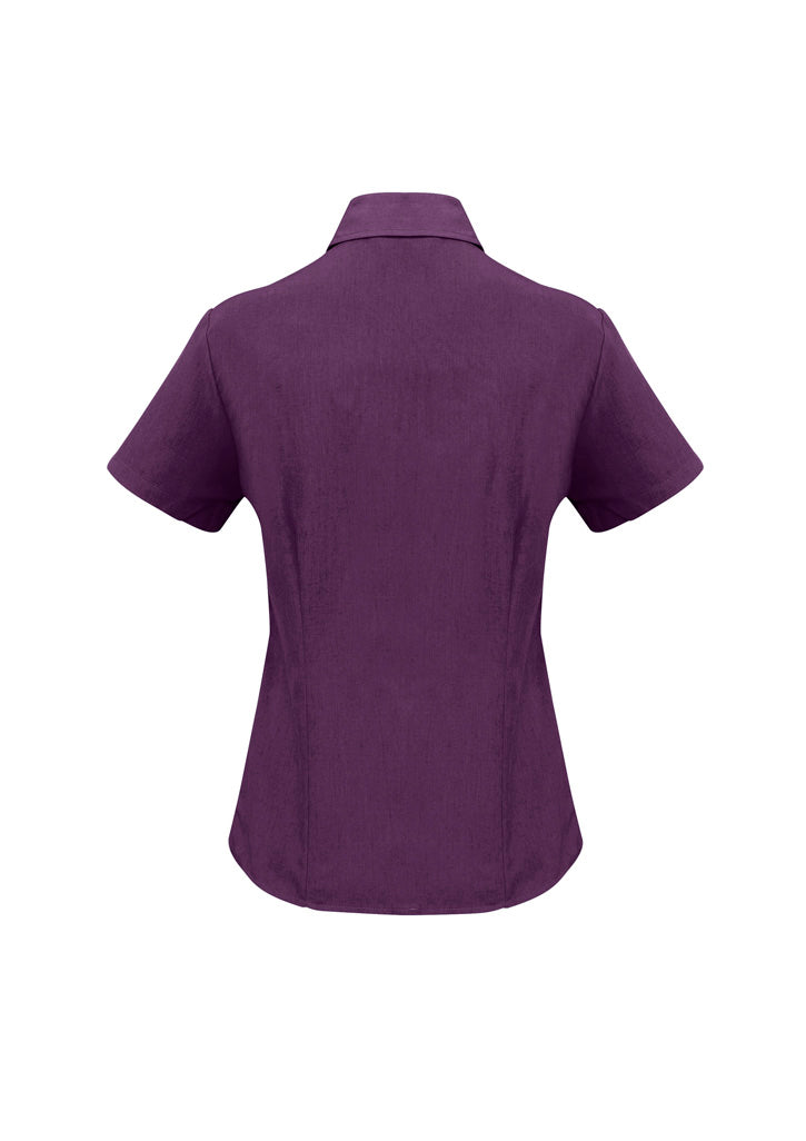Biz care LB3601 Oasis Ladies Plain Short Sleeve Shirt