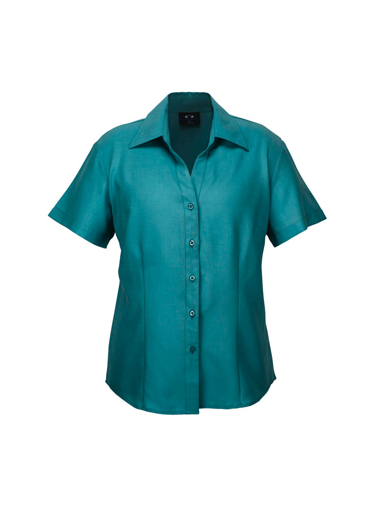 Biz care LB3601 Oasis Ladies Plain Short Sleeve Shirt