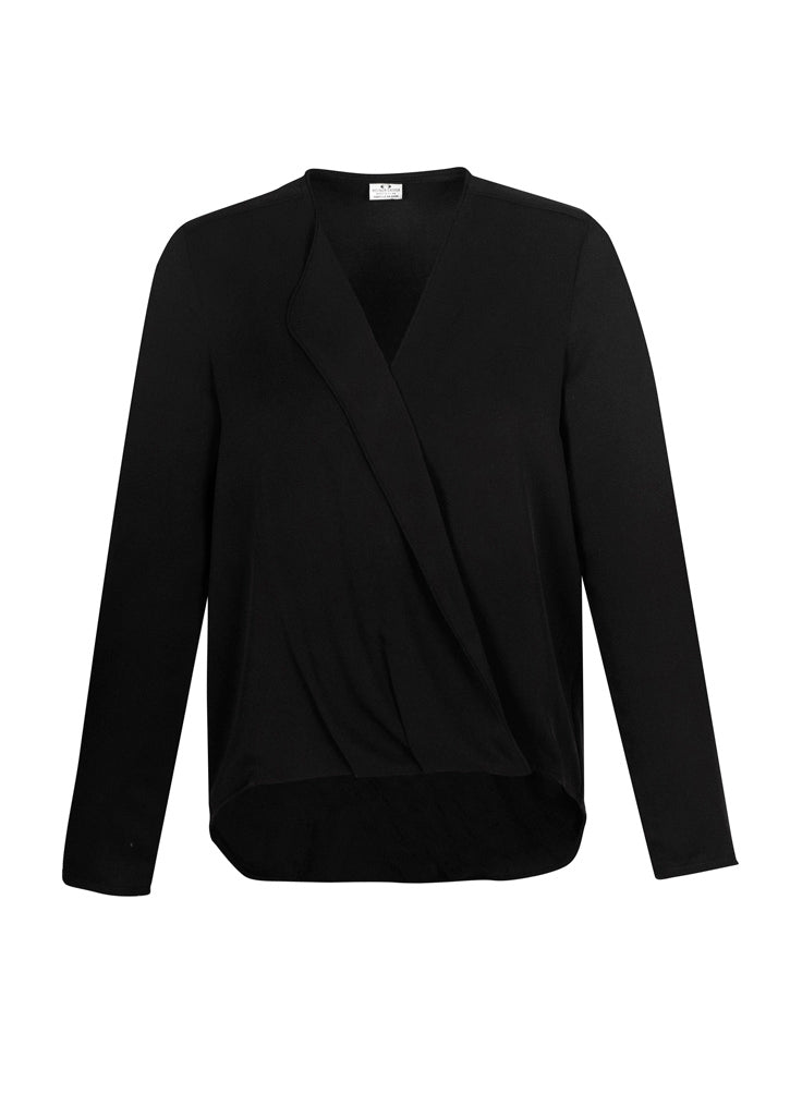 Biz Collection S014LL Lily Ladies Hi-Lo Blouse