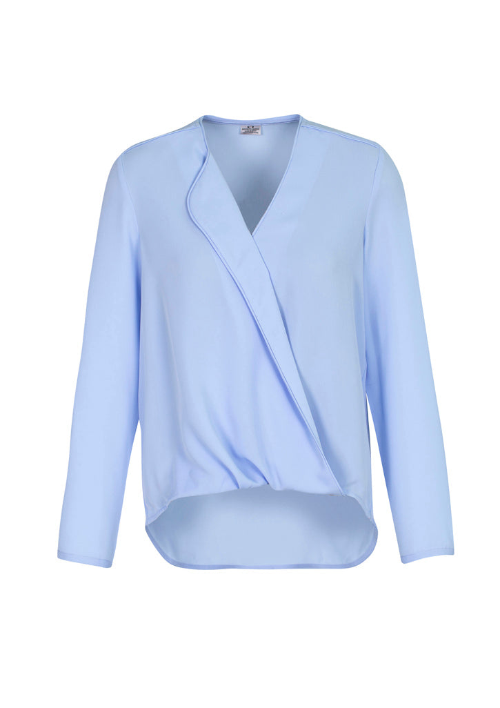 Biz Collection S014LL Lily Ladies Hi-Lo Blouse