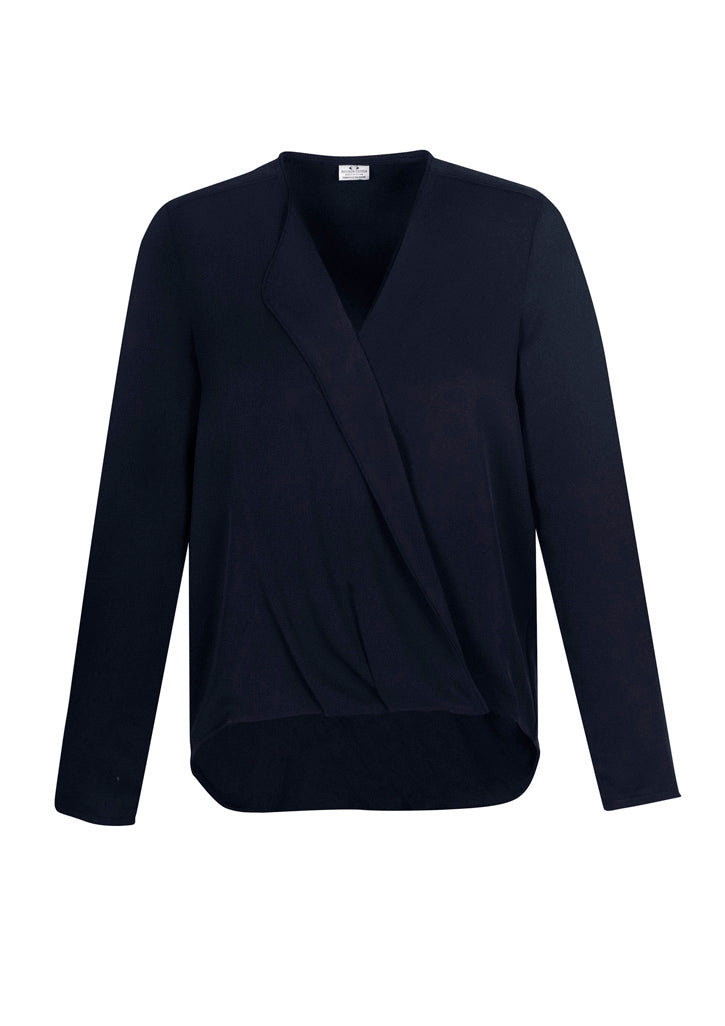 Biz Collection S014LL Lily Ladies Hi-Lo Blouse