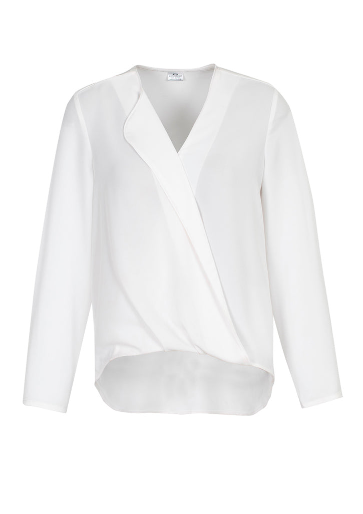 Biz Collection S014LL Lily Ladies Hi-Lo Blouse