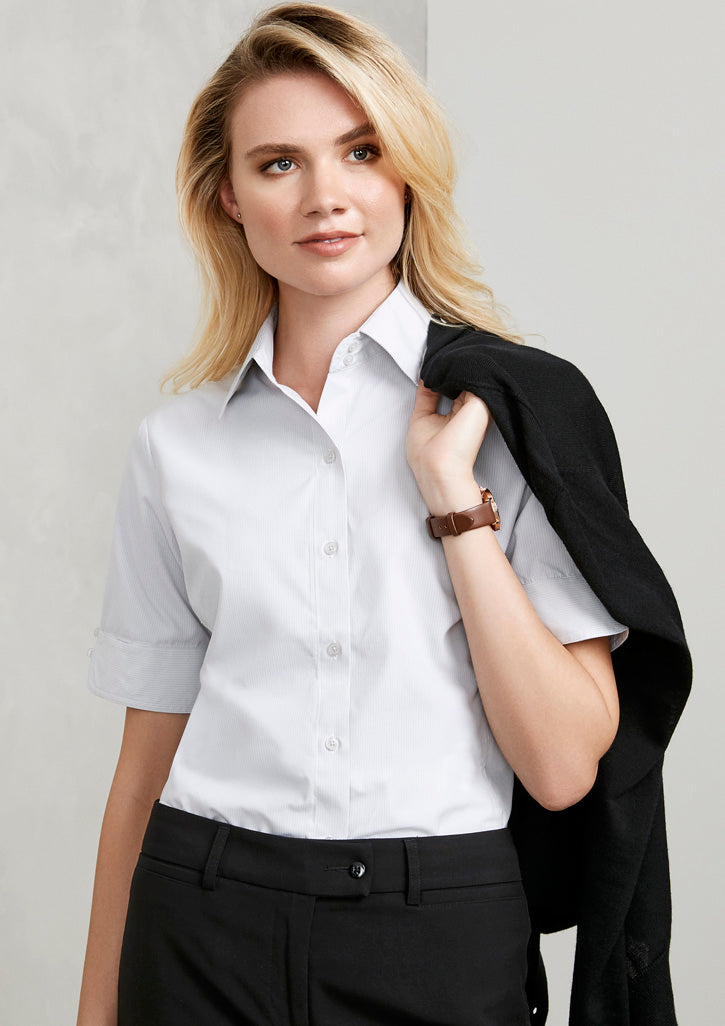 Biz Collection S29522 Ladies Ambassador Short Sleeve Shirt